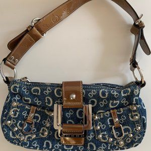 Guess Women Denim Shoulder Bag